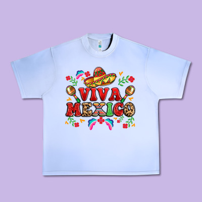 Viva Mexico Urban Heavy Tee Designed By Lillyallendesigns
