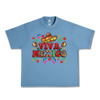 Pebble Blue viva mexico Urban Heavy Tee - LillyAllenDesigns