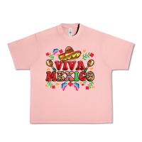 Salmon viva mexico Urban Heavy Tee - LillyAllenDesigns