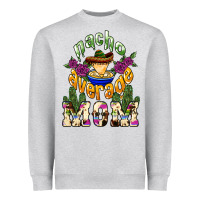 Heather Grey Nacho average Mom Heavyweight Sweatshirt - NancyCooperArtShop