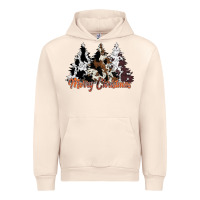 Sandshell merry christmas cowhide trees Urban Hoodie - CowhideDigitalArt