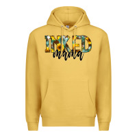 Antique Gold Inked Mama Premium Hoodie - CowCowDesign
