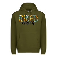 Army Green Inked Mama Premium Hoodie - CowCowDesign