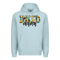 Blue Mist Inked Mama Premium Hoodie - CowCowDesign