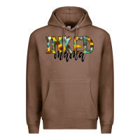 Chestnut Inked Mama Premium Hoodie - CowCowDesign