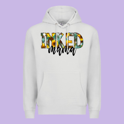 Inked Mama Premium Hoodie Designed By Cowcowdesign