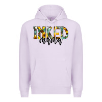Lilac Inked Mama Premium Hoodie - CowCowDesign