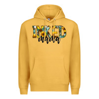 Mustard Inked Mama Premium Hoodie - CowCowDesign