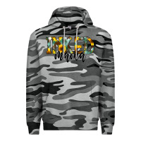 Slate Camo Inked Mama Premium Hoodie - CowCowDesign