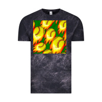 Cloud Black softball fire ball seamless pattern Vintage Tee - BundleAndBundleShop