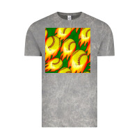 Cloud Rock softball fire ball seamless pattern Vintage Tee - BundleAndBundleShop