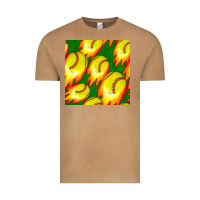 Vintage Camel softball fire ball seamless pattern Vintage Tee - BundleAndBundleShop