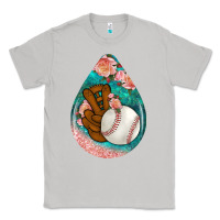 Moon Dust baseball and western roses teardrop  3 Classic Tee - BundleAndBundleShop