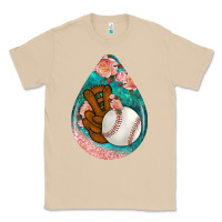 Mushroom baseball and western roses teardrop  3 Classic Tee - BundleAndBundleShop