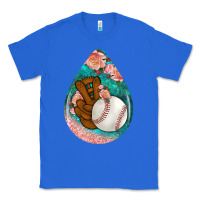 True Royal baseball and western roses teardrop  3 Classic Tee - BundleAndBundleShop