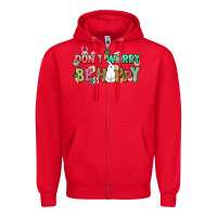 Red Don't worry be hoppy Easter Day Zipper Hoodie - HowdyJamesFarm