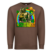 Chestnut luckysaurus St. Patricks Day Premium Sweatshirt - FaDigitalArtStudio
