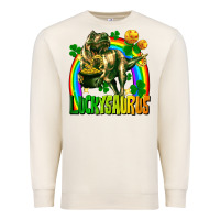 Sandshell luckysaurus St. Patricks Day Premium Sweatshirt - FaDigitalArtStudio
