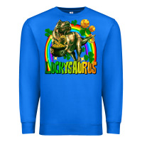 True Royal luckysaurus St. Patricks Day Premium Sweatshirt - FaDigitalArtStudio