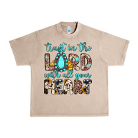 French Oak trust in the lord with all your heart Urban Heavy Tee - JahusDesignShop