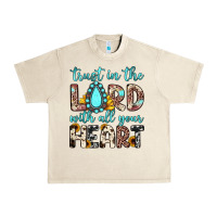 Sandshell trust in the lord with all your heart Urban Heavy Tee - JahusDesignShop