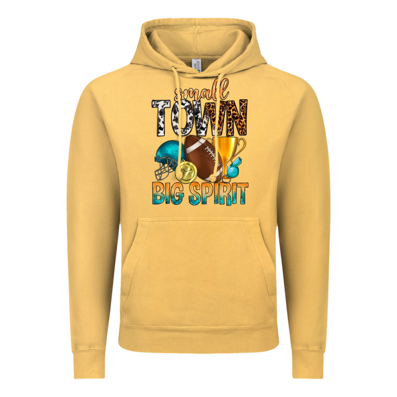 Small Town Big Spirit Vintage Hoodie by BundleAndBundleShop | Teevron