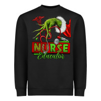 Black grinch hand nurse educator Heavyweight Sweatshirt - NancyCooperArtShop
