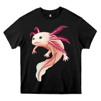 Black axolotl Heavy Core Tee - Jasminsmagicworld