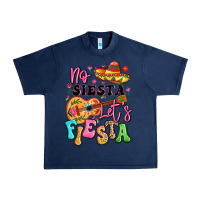 Navy no siesta let's fiesta Urban Heavy Tee - LillyAllenDesigns