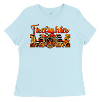 American Firefighter Mom Ladies Tee | Teevron