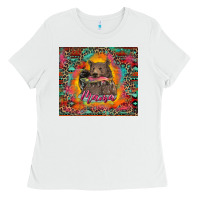 White mama bear leopard and aztec Ladies Tee - RanaPortraitStore