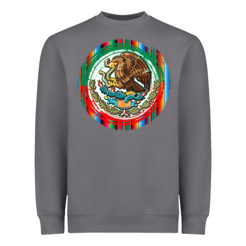 Mexico Coat Of Arms Heavyweight Sweatshirt by texasbilliewilder | Teevron