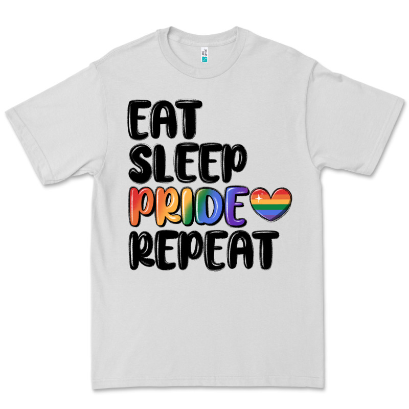 Eat Sleep Pride Repeat Premium Tee by MaliasSmallBusiness | Teevron