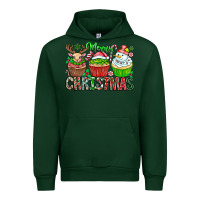 Forest Green Merry Christmas Urban Hoodie - CowhideDigitalArt