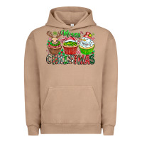Pigment Burro Merry Christmas Urban Hoodie - CowhideDigitalArt