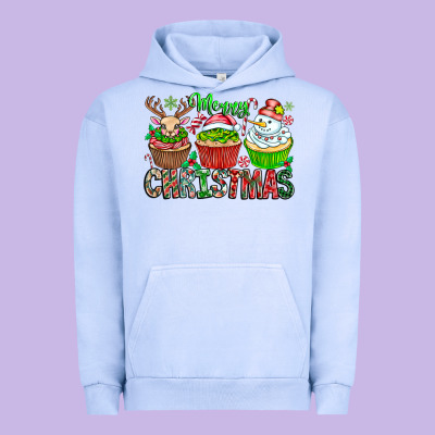 Merry Christmas Urban Hoodie Designed By Cowhidedigitalart