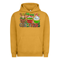 Pigment Peanut Butter Merry Christmas Urban Hoodie - CowhideDigitalArt