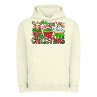 Pigment Pistachio Merry Christmas Urban Hoodie - CowhideDigitalArt