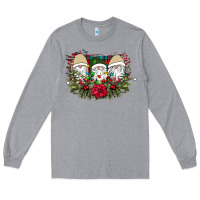 Heather Grey Christmas Gnomes Long Sleeve Tee - Bettercallsaul