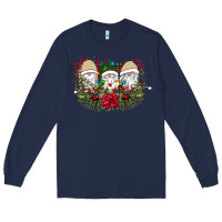 Navy Christmas Gnomes Long Sleeve Tee - Bettercallsaul