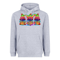 Heather Grey Pride cupcake Heavyweight Hoodie - FaDigitalArtStudio