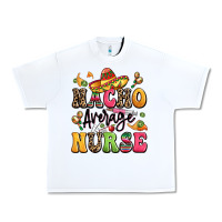 White nacho average nurse Urban Heavy Tee - LillyAllenDesigns