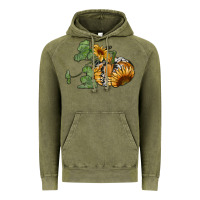 Vintage Olive sunflower pumpkin Vintage Hoodie - RanaPortraitStore