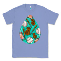 Colony Blue baseball and western roses teardrop  5 Classic Tee - BundleAndBundleShop