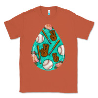 Copper baseball and western roses teardrop  5 Classic Tee - BundleAndBundleShop