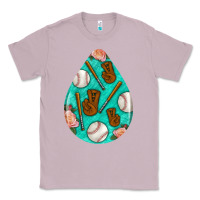 Lilac baseball and western roses teardrop  5 Classic Tee - BundleAndBundleShop