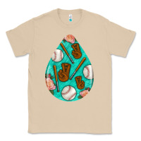Mushroom baseball and western roses teardrop  5 Classic Tee - BundleAndBundleShop