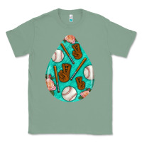 Sage baseball and western roses teardrop  5 Classic Tee - BundleAndBundleShop
