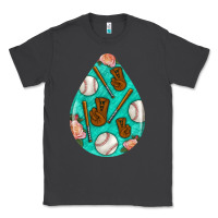 Smoke baseball and western roses teardrop  5 Classic Tee - BundleAndBundleShop
