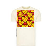 Vintage Arctic softball hearts seamless pattern Vintage Tee - BundleAndBundleShop